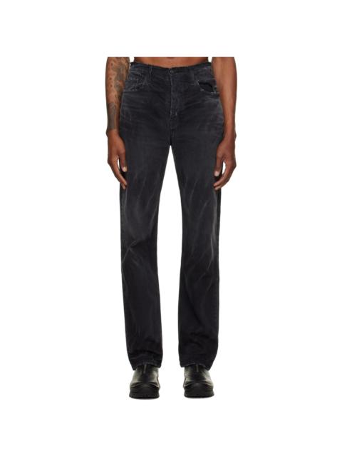 AlLEXANDER DIGENOVA Black Straight Leg Jeans