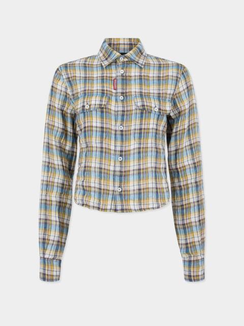 DSQUARED2 CHECK BABY SHIRT