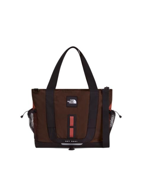 The North Face Hot Shot tote 23L bag brown black red