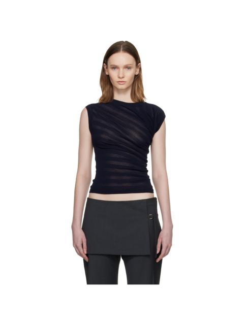 paloma wool Navy Raven Top