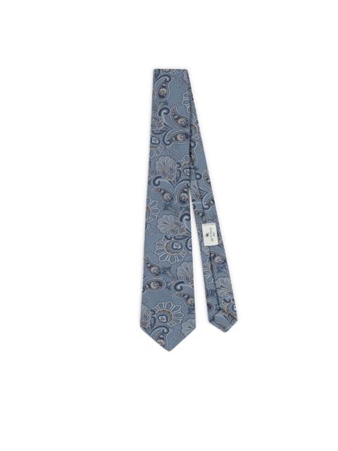 Etro floral-print jacquard tie