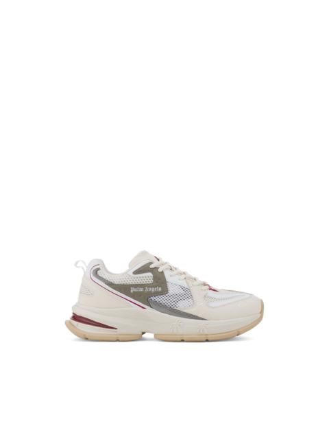 Palm Angels mesh-panelled leather sneakers