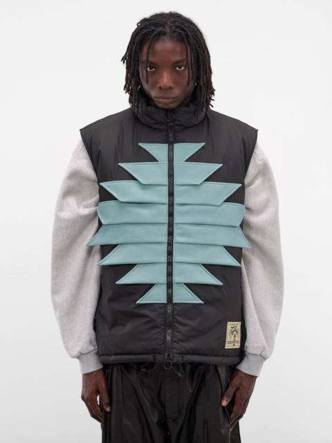 Kapital Black Nylon Zepher Fishing Vest