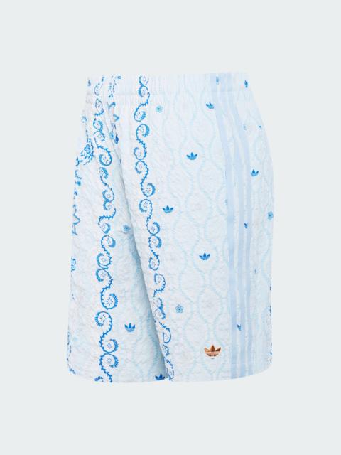 adidas ADIDAS ORIGINALS SUMMER GLOW PRINTED SEERSUCKER SHORTS