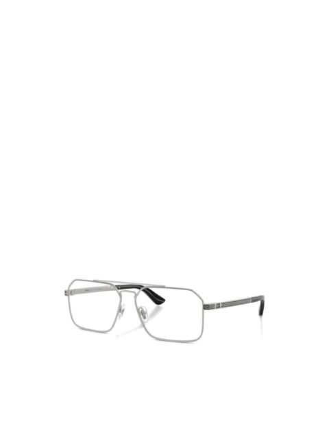 VERSACE geometric-frame glasses