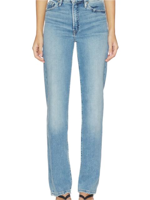 GOOD AMERICAN Soft Tech Good True Straight Jeans