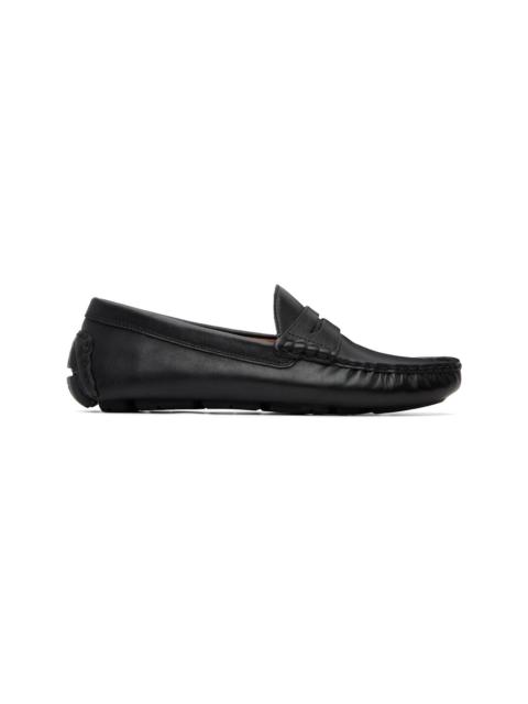 Polo Ralph Lauren Black Anders Leather Driver Loafers