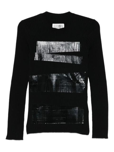 MM6 Maison Margiela round-neck sweater