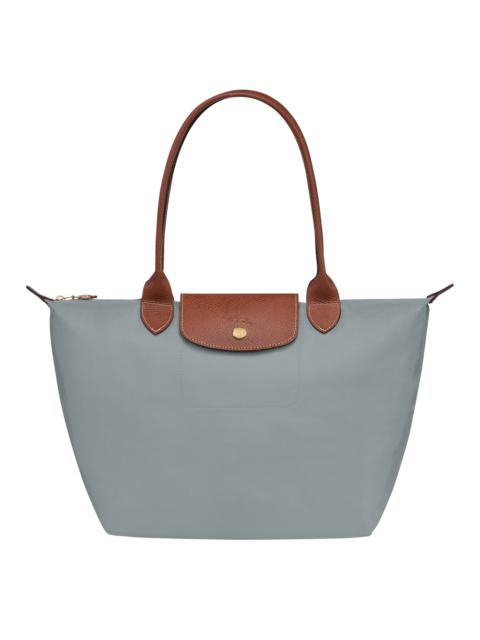 Le Pliage Original M Tote bag Steel - Recycled canvas