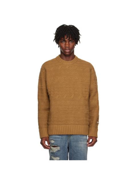ADER error Brown Oversized Sweater