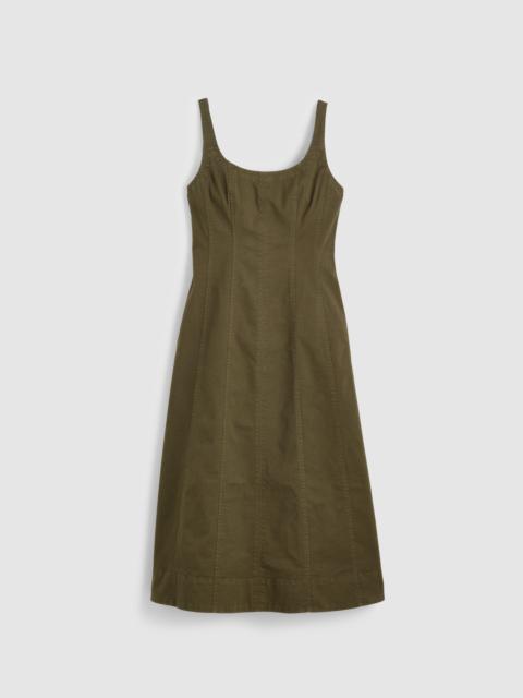 Madewell Seamed Scoopneck Midi Dress