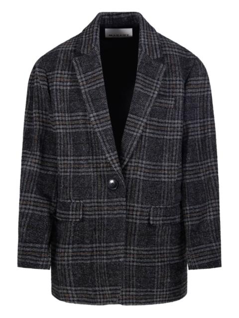 Isabel Marant Étoile checked single-breasted blazer
