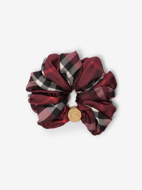 Burberry Check Silk Scrunchie