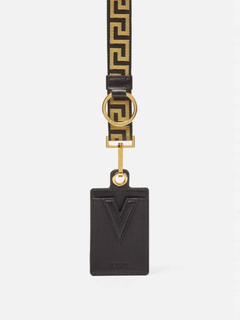 VERSACE V Leather Card Holder