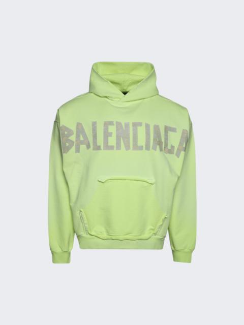 BALENCIAGA Ripped Pocket Hoodie Fluorescent Yellow