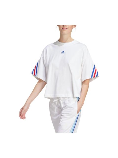 (WMNS) adidas Future Icons 3-Stripes T-shirt 'White' IS3236