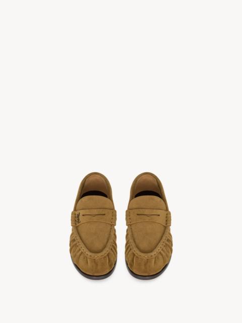 SAINT LAURENT LE LOAFER SUPPLE IN SUEDE