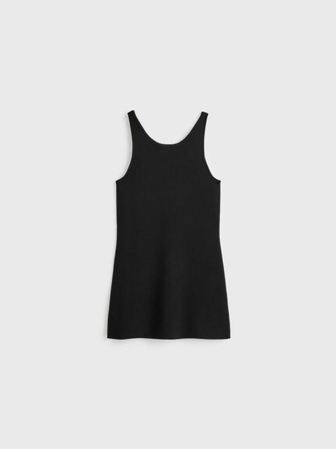 TOTEME Classic compact knit tank black