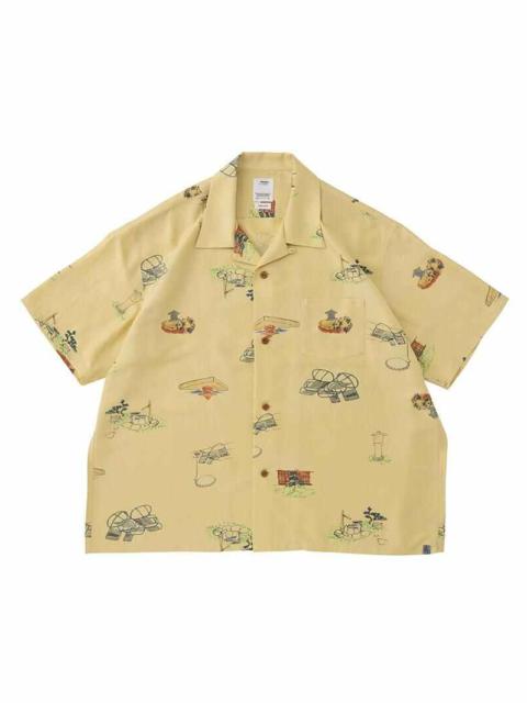 visvim CROSBY SHIRT S/S HIKAKU LT.GREEN | REVERSIBLE