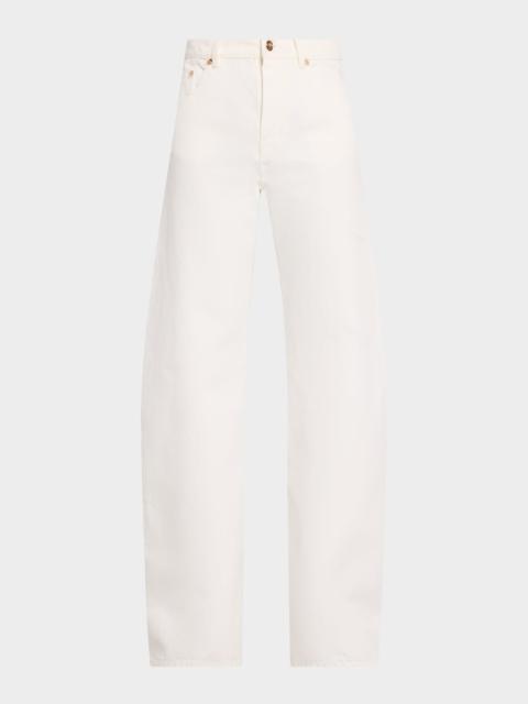 GABRIELA HEARST Amoret Mid-Rise Wide Leg Jeans