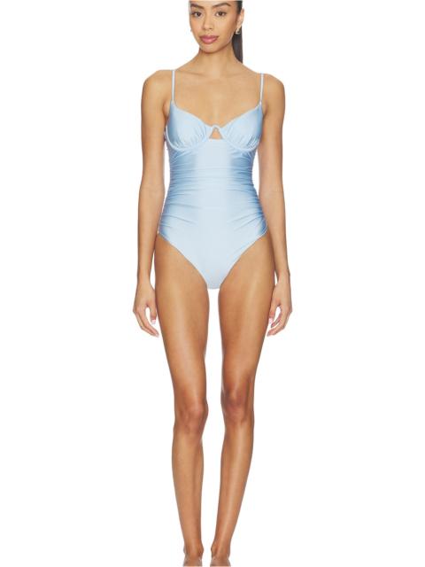 SIMKHAI Laine Ruched One Piece