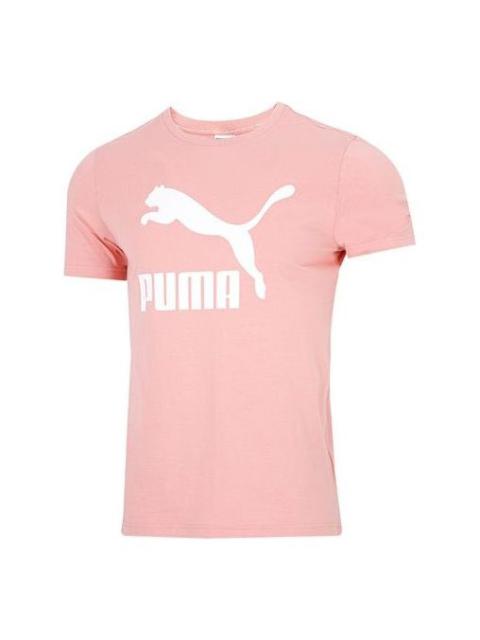 PUMA Classics Logo T-Shirt 'Pink White' 532280-24