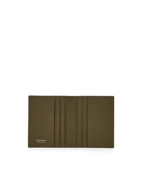 FERRAGAMO micro Gancini credit card holder