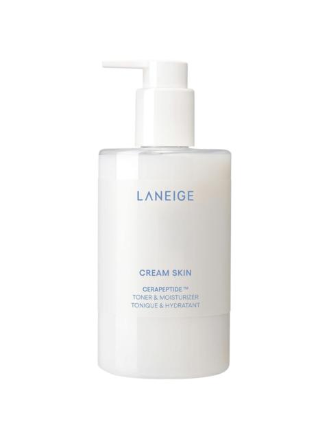 Laneige Cream Skin Milky Toner with Ceramides & Peptides for Nourishing Hydration