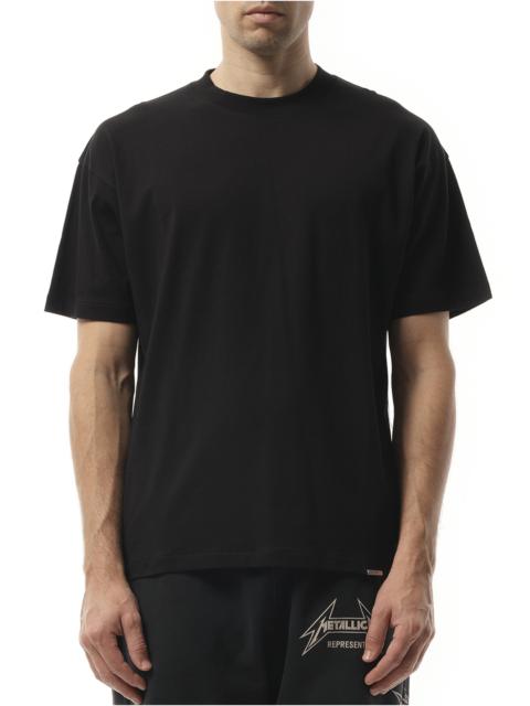 REPRESENT Initial Oversized T-Shirt in Black
