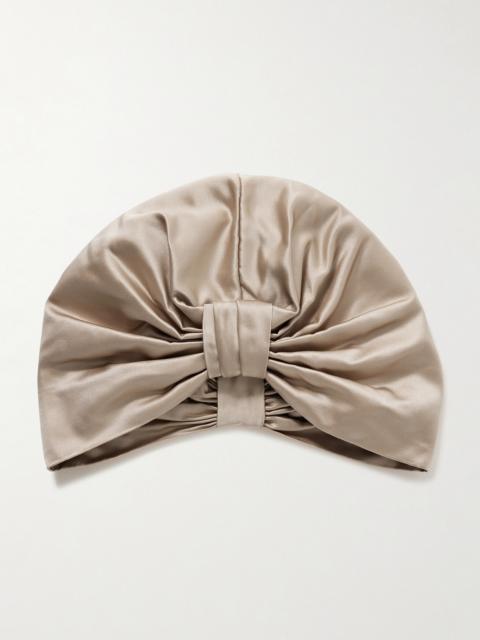 Jennifer Behr Sasha Gathered Duchesse-satin Hair Wrap