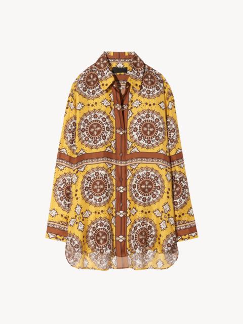 NILI LOTAN JULIEN SILK SHIRT