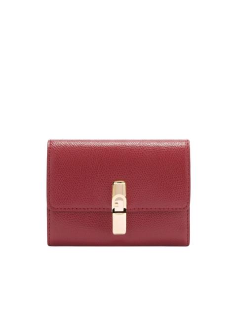 FURLA small Iride grained logo wallet