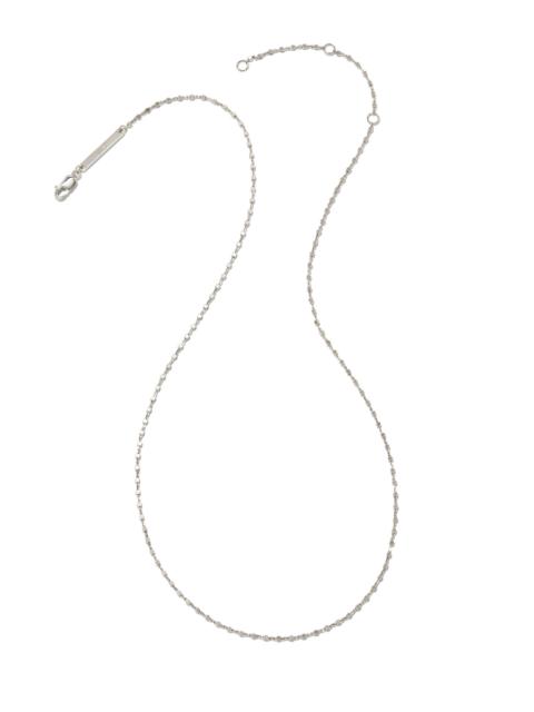 KENDRA SCOTT Beaded Satellite Chain Necklace in Sterling Silver