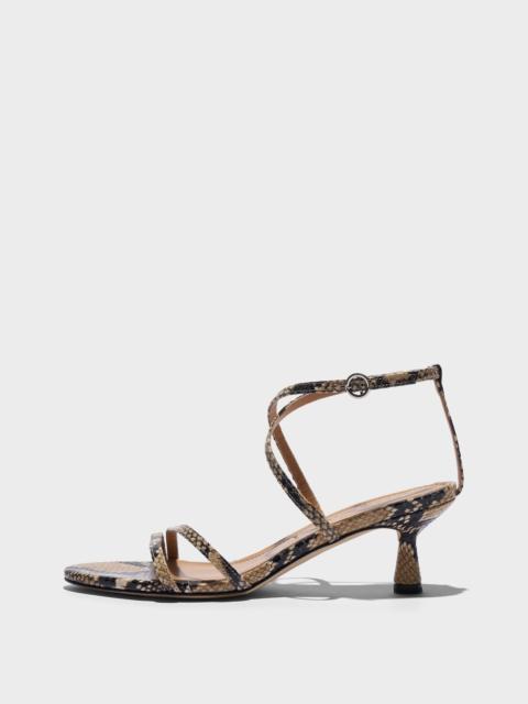 Aeyde Maeve Leather Stiletto Sandals