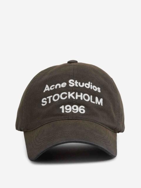 Acne Studios COTTON LOGO CAP