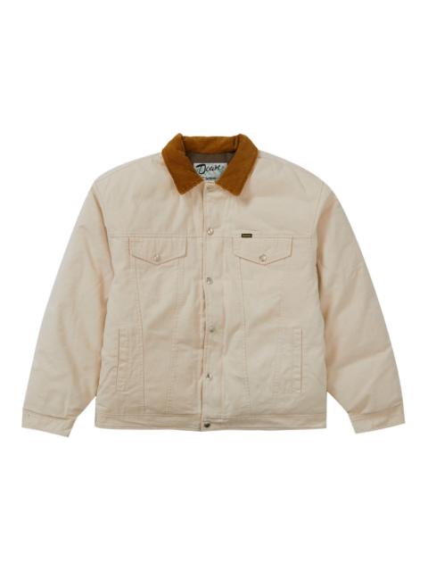 Supreme Supreme Schott Canvas Down Trucker Jacket Natural
