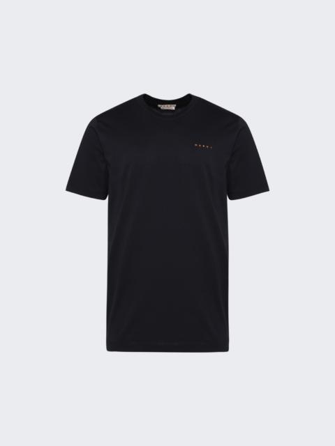 Marni Mini Logo T-shirt Blue-black