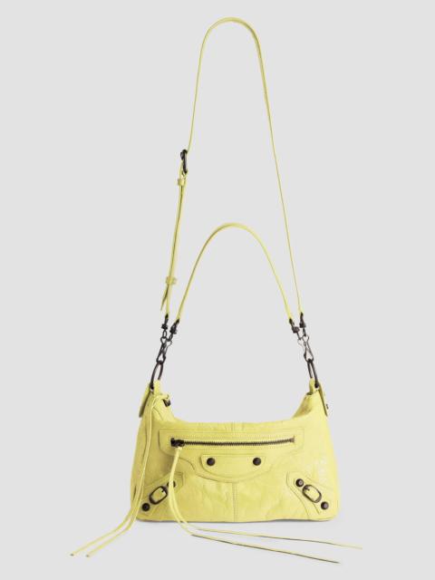BALENCIAGA Women's Le City Moto Crossbody Bag - Lemonade