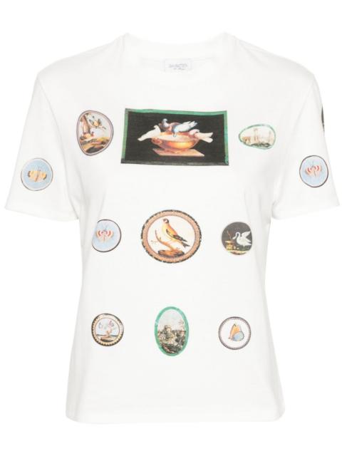 GIAMBATTISTA VALLI graphic-print cotton T-shirt