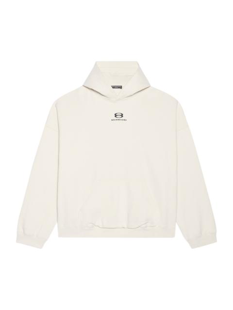 BALENCIAGA Wide Fit Hoodie Chalky White