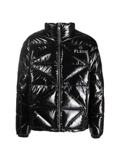 PHILIPP PLEIN padded high-shine jacket