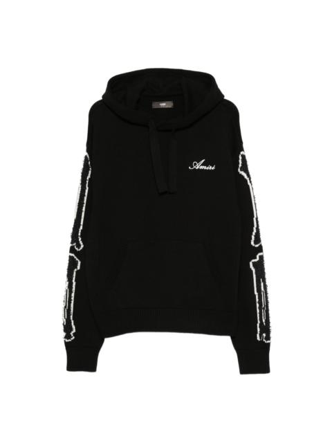 bone-print hoodie