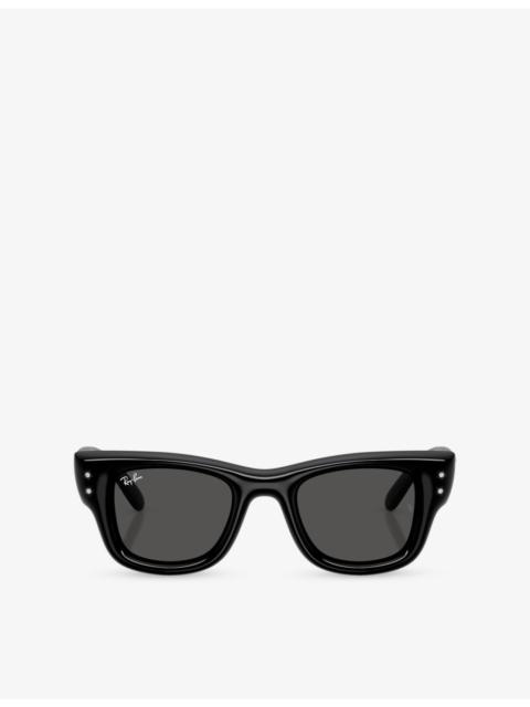 Ray-Ban RB4940B Wayfarer Puffer Square-Frame Acetate Sunglasses