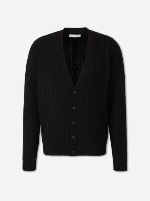 The Row CASHMERE BRAIDED CARDIGAN
