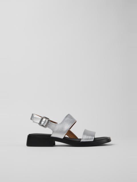 CAMPERLAB Gray Leather Sandals for Women.