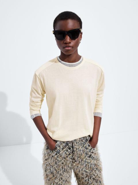 Bottega Veneta Cotton and Cashmere Jersey T-Shirt
