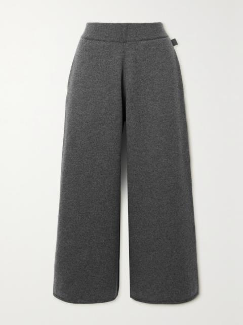 Loewe Cropped Cashmere Wide-leg Pants