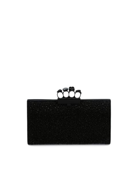 Jewelled Flat pouch bag
