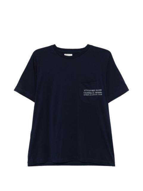Universal Works logo-detail T-shirt