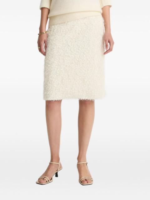 Vince sequin-embellishment midi skirt